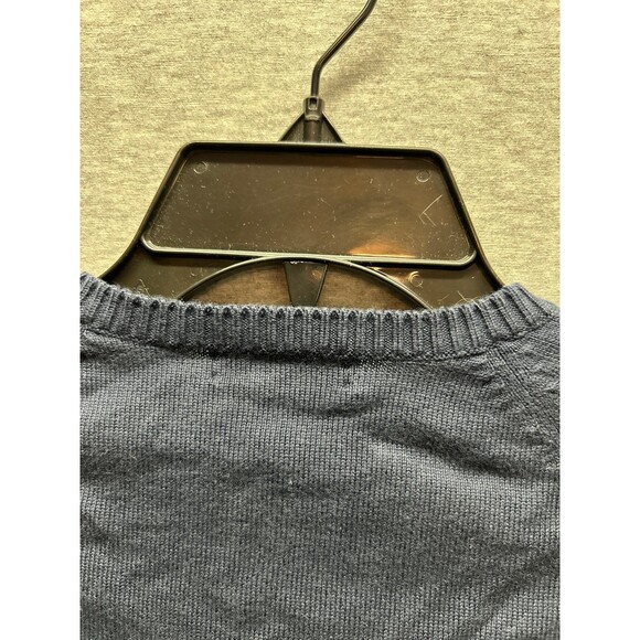 Lands’ End  Button Up Navy Blue Cardigan, Sweater Size M - Picture 7 of 10